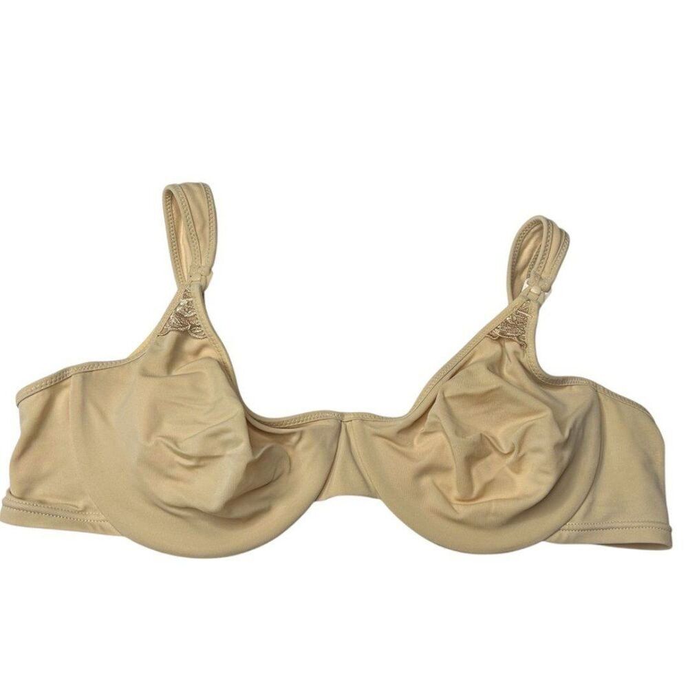 Motherhood Maternity tan unlined Seamless T-Shirt Bra 36D
